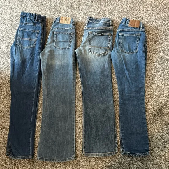 Lot 4 Pairs Size 8 Boys Jeans - Picture 1 of 6